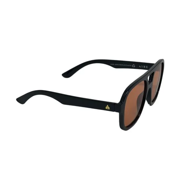 (NWT) Aire | Whirlpool Sunglasses in Black & Tan Tint - Picture 7 of 7